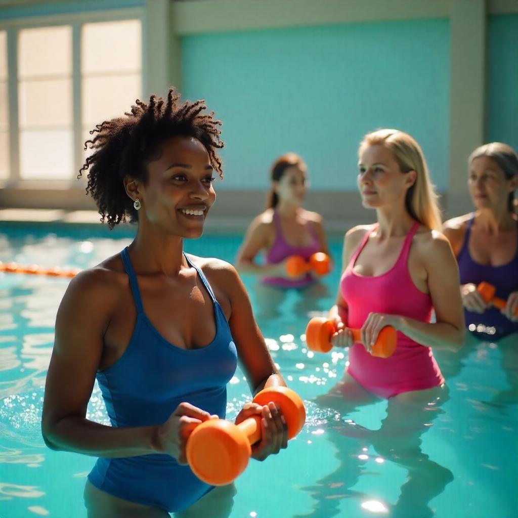 Aqua Fitness class at Bravonique